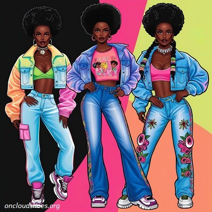 Embracing the 90s Fashion Black Women The Evolution and Influence of 90s Fashion Among Black Women On Cloud Shoes Runway Fashion Shoe Reviews