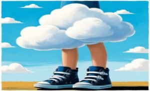 cloud on shoes