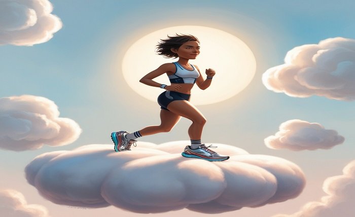 on cloud running shoes