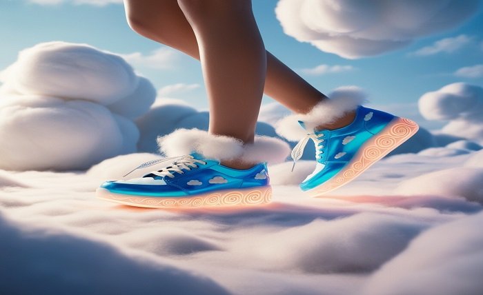 on cloud walking shoes