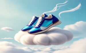 on the cloud shoes