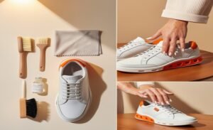 how to clean on cloud shoes